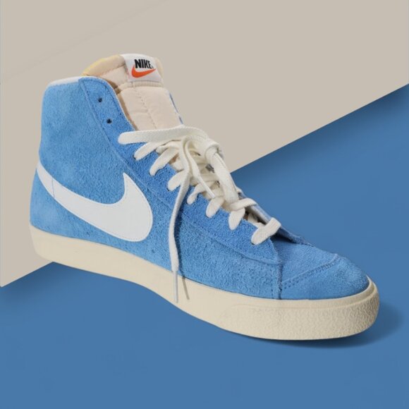 Nike Blazer Mid 77 Prm University Blue/Sail Muslin New In Box Authentic Size 11 - Picture 3 of 10